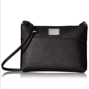 Calvin Klein Saffiano Top Zip Crossbody